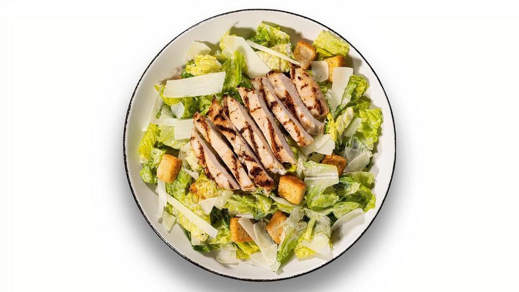 Chicken Caesar Salad · Romaine, parmesan, croutons, Caesar dressing