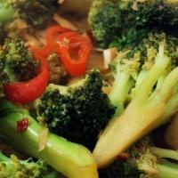 Broccoli  W. Brown Sauce · 