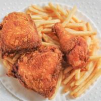 3 Pcs. Chicken · With French fries.