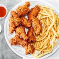 6 Pieces Wings With French Fries · 