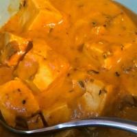 Paneer Tikka-Masala · Oven-baked tandoori paneer tikka, cooked in tikka masala sauce.
