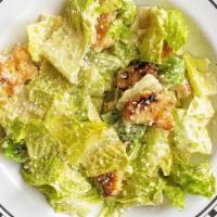 Caesar Salad · Romaine tossed in our homemade Caesar dressing with made-from-scratch focaccia croutons, spr...