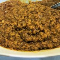 Daal · Lentils cooked with ginger, turmeric and garlic sauces.