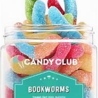 Candy Club: Bookworms · Pucker up for a sour take on our sweet gummy worms. Each Bookworm is dusted with a sour coat...