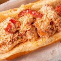 Lobster Roll 龙虾卷 · Made with live lobster from Maine.