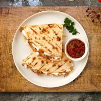 Chicken Quesadilla · Chicken wrapped with cheese in a grilled tortilla.
