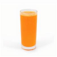 Carrot Juice · Fresh cocktail of carrots. No sweetener added, just naturally smooth.