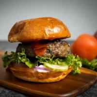 Kind Of Classic Burger · Seasoned half-pound American beef patty perfectly cooked to medium on a griddled bun. Served...