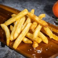 Straight Cut Fries · The ole' standby - Idaho potatoes fried until golden crisp and dusted with salt
