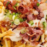 Loaded Fries · Cheese bacon.