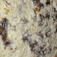 Five Mushroom Truffle Pizza Naple · Creamy ricotta and white truffle oil.