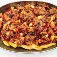 Pulled Pork Fries · Slow smoked BBQ pulled pork