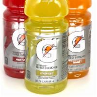 Gatorade (20Oz) · Lemon-Lime, Orange or Fruit Punch.