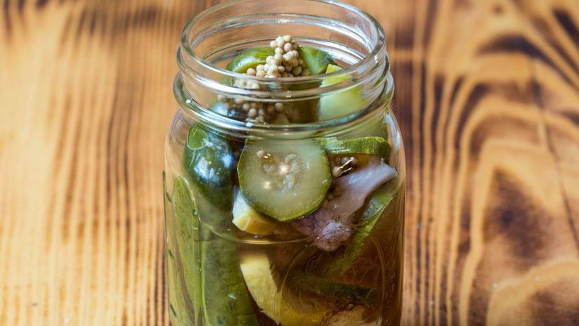 Kind Of A Big Dill Mix · Our house made pickled veggies and spears.