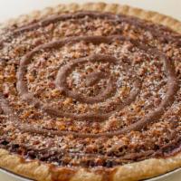 Whole Nutella Pecan Pie · Pecan pie layered with salted nutella.