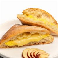 Egg Sandwich · Two eggs as you like (except poached) and your choice of cheese (Cabot White Vermont cheddar...