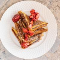 French Toast · Favorite. Served with butter and syrup.