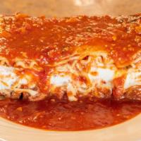 Meat Lasagna · Served with soup or salad, bread and butter.