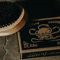 Beechwood And Boar Bristle Beard Brush · Our luxurious 100% Pure boar bristle brush tames even the wildest of beards and evenly distr...