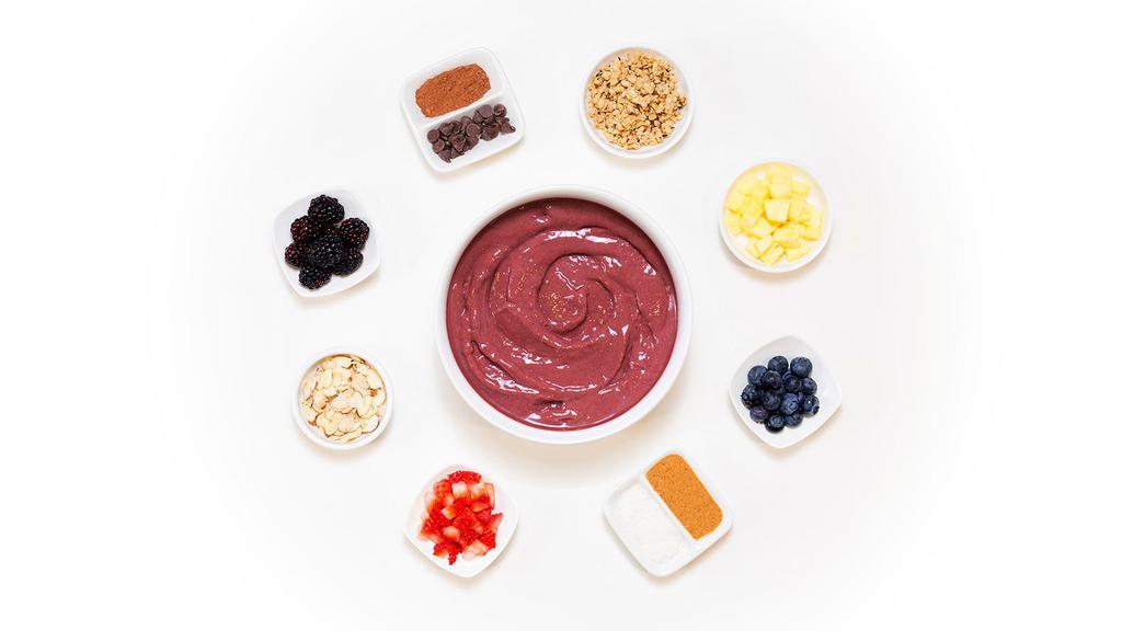 Build Your Own Acai Bowl · Build your own acai bowl with toppings.
