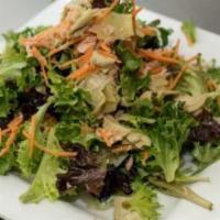 Tonno Salad · Imported tuna, Arcadian mix, celery, carrots and artichokes with lemon dressing and extra vi...