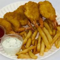 Butterfly Shrimps (10 Pcs With Fries) · 