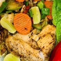 Tilapia Dish With Vegetables · 
