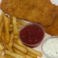 Flounder Fillet (2 Pcs With Fries) · 