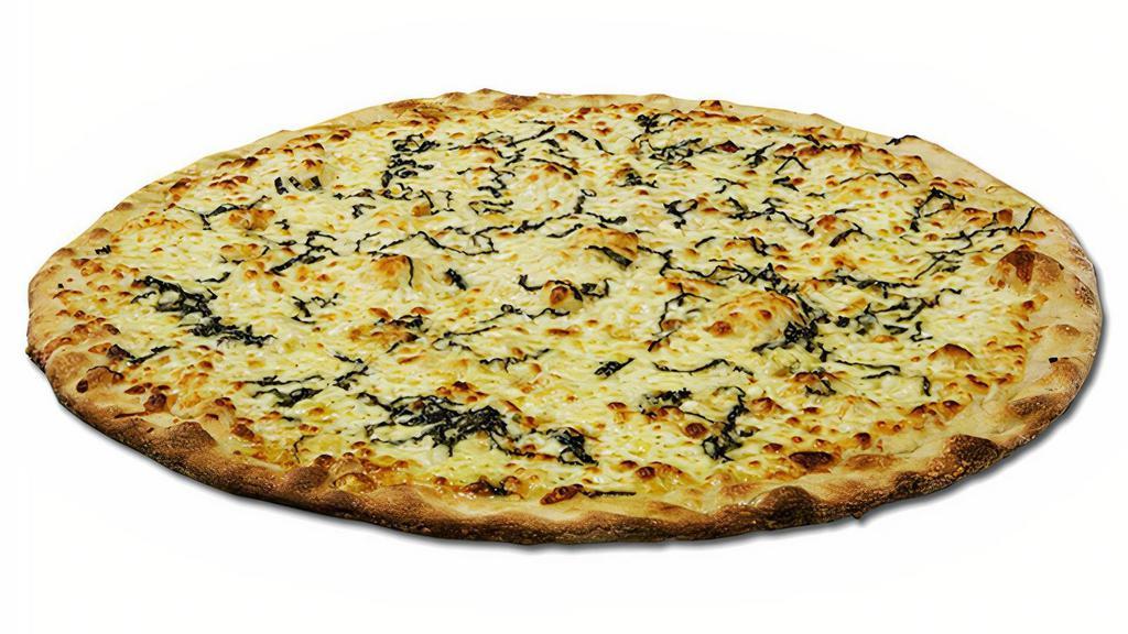 Fresh White Garlic Pizza 18