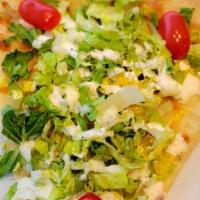 Salad Slice  · Original cheese pizza topped with chopped Salad