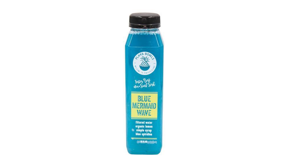 Blue Mermaid Wave* · Kosher. filtered water, organic lemon, simple syrup, and blue spirulina. rich in antioxidants and protects the skin.
