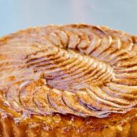Apple Tart · Granny Smith sliced apples over a rich frangipane filling, nestled in a rich butter crust. T...