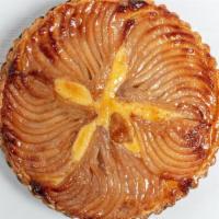 Pear Tart · Flavorful Bosc pears atop frangipane filling, nestled in our famous rich butter crust.  This...