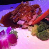 Chicken Teriyaki · Served with rice and miso soup or salad. consuming raw or undercooked meats poultry seafood ...