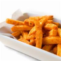 Spicy Fries · Crispy, craveable fries with a kick of spicy seasoning.