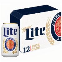 Miller Lite Lager Beer - 12/12 Oz · 12 oz