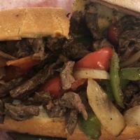 Cheese Steak  · comes with onions and peppers