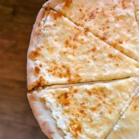 White Pizza · Ricotta cheese and Mozzarella.