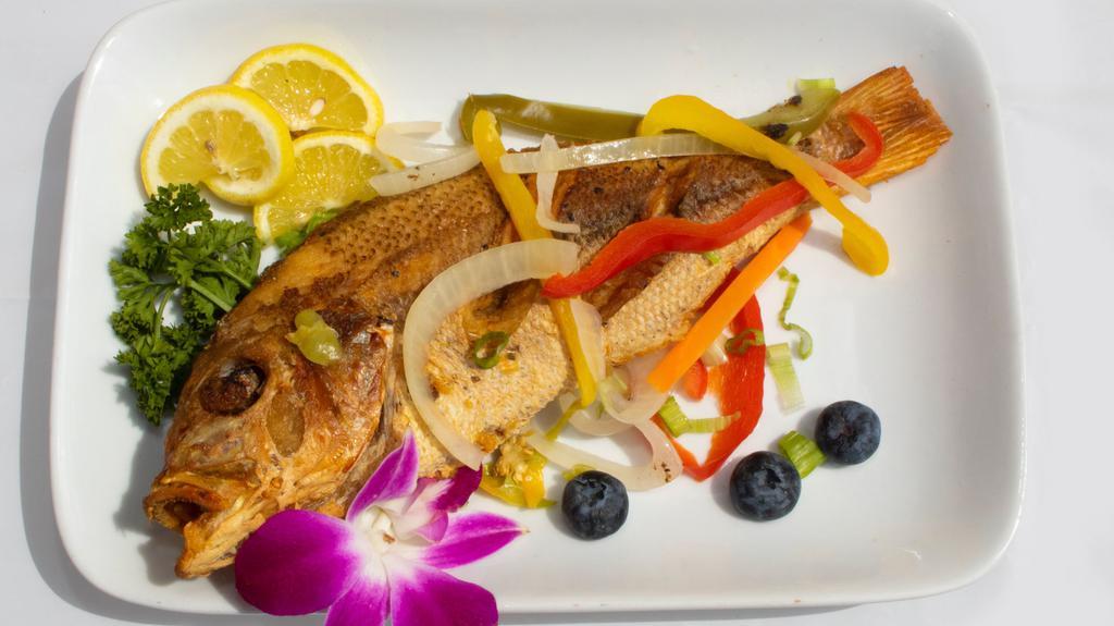 Escovitch Snapper Large Meal · 