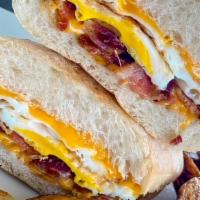 Breakfast Sandwich · Build Your Own Breakfast Sandwich served on a ciabatta roll.