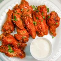 Buffalo Wings  · JUMBO CRISPY WINGS MADE TO ORDER