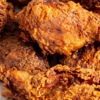 Fried Chicken · Cooked in oil.