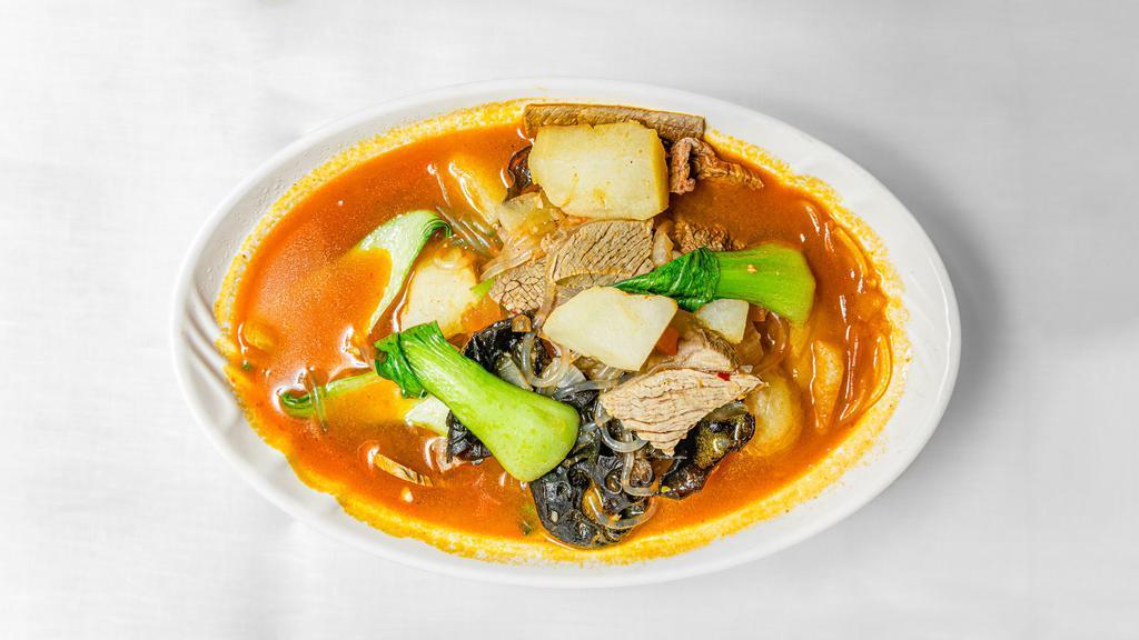 Tom Yum Soup · Choose vegetable or chicken.