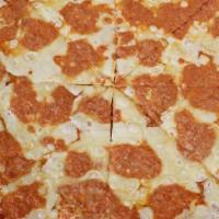 Vodka Pizza · Fresh mozzarella, vodka sauce and grated cheese Parmesan.