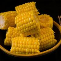 Sweet Corn On The Cob With  Butter · 