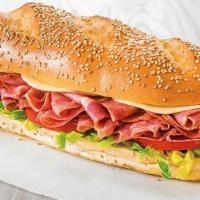 Italian Assorted · Genoa salami and capicola with lettuce, tomato, onion, roasted red peppers with mayonnaise a...