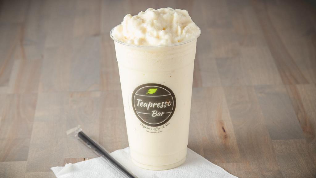 Pina Colada Smoothie · 24oz Pina Colada smoothie
Contain dairy products.