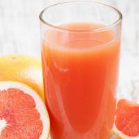 Grapefruit Juice · Tasty and tart grapefruit juice.