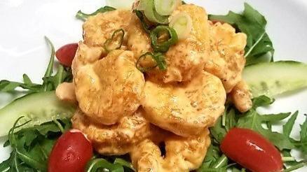Rock Shrimp · Fried shrimp with special spicy aioli with scallion.