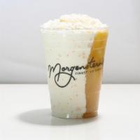 Banana Frosted Flakes Shake · Banana Frosted Flakes ice cream blended with milk and topped with whipped cream